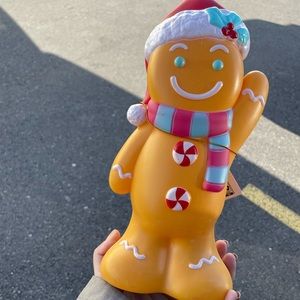 Holiday time glow mold gingerbread man